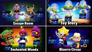 All Trios Losing & Winning Animations | Najia, Sirius in Brawl Stars