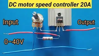 how to make simple dc motor speed controller circuit | electronic projects in Hindi