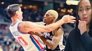 DENNIS RODMAN VS BILL LAIMBEER 😳 | REACTION