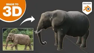 Convert 2D Images into 3D Objects with Monster Mash using Blender