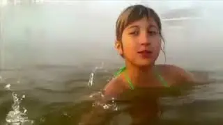 Купание в мороз в 