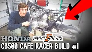 Honda CB500 Café Racer Build #1 Disassembly
