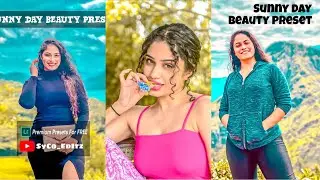 Lightroom mobile presets for free || Sunny Day Beauty Light Preset dng | Lightroom Editing Tutorial