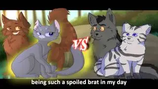 Graystripe & Silverstream VS Bluestar & Oakheart. Epic Rap Battles of Warriors #4
