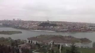 Шикарный вид со смотровой площадки. Эйюп. Стамбул