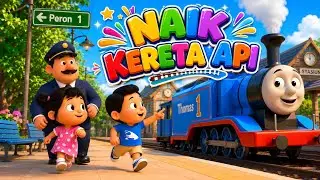​🚂 Naik Kereta Api Tut Tut Tut - Lagu Anak Ceria Terpopuler 🚂