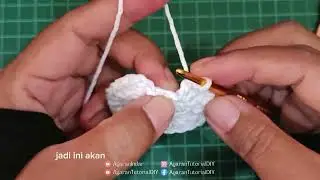 CARA MEMBUAT CIRCLE CROCHET TEKNIK KE-2 / MERAJUT PEMULA / CROCHET FOR BEGINNER