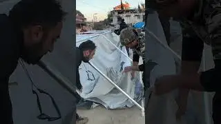 Çadır kurulumu, afad tipi, 8 ayaklı