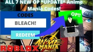 ALL NEW SECRET *BLEACH UPDATE* CODES in Roblox Anime Mania!