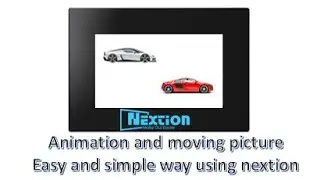 how to make animation or moving a picture or part using Nextion hmi screen(simple and easy way)