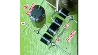 how to make a bridge rectifier AC to DC convert.