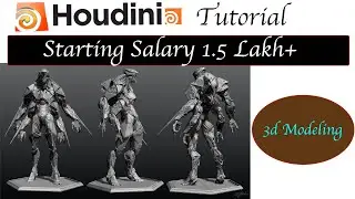 Sidefx Houdini Basic Tutorials for Beginners in Hindi Introduction to 3d modeling Animation VFX