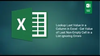 Get Value of the last Non Empty Cell in a list ignoring errors