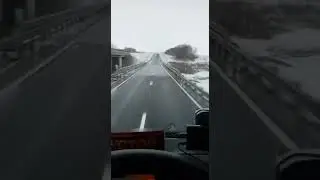 Трасса М4 октябрь, снег 2017)