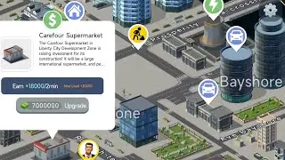 Idle office tycoon get rich, upgrading all current business 👨‍💼 facilities to maximise income 💵