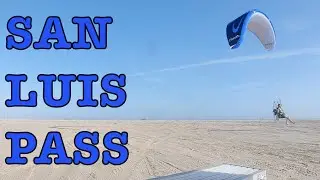 San Luis Pass aka West Beach Galveston Texas Paramotor Flying