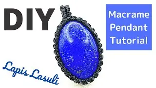 Macrame Necklace Tutorial | How to Make a Macrame Necklace with Stones