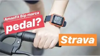 Amazfit Bip for practical use on a bike syncs with Strava.