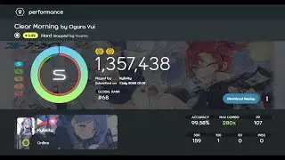 My new top play on osu standard | 107pp
