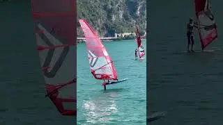 Foiling on Lake Garda