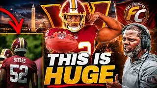 Commanders Make HUGE Move with Sonny Styles! Daronte Jones PREPARES Styles for Green Dot!