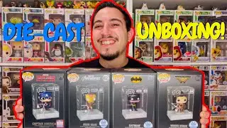 Unboxing Exclusive Die-Cast Funko Pop Collection | Marvel & DC