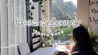 AESTHETIC ROOM MAKEOVER✨ | DIY home office setup | IKEA shopping ⛅️