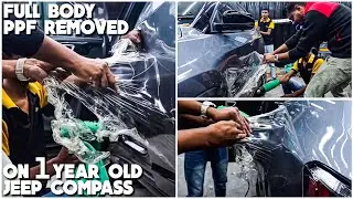We had to Remove & Re-Apply PPF on this JEEP COMPASS | 