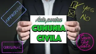 Ce acte sunt necesare pentru cununia civila? oferta-nunta.ro(Episodul 12)