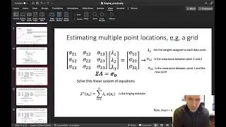 Kriging - A Mathematical Overview