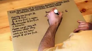 Find the total of a physical quantity where costs or weights are assigned to each group.
