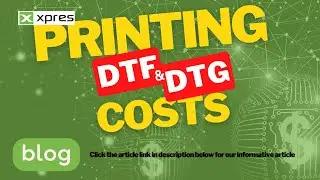 DTF vs DTG Printing Costs Sublimination Direct to Film or Garment Tshirt UK Print Business 2023