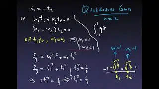 Intégration numérique/ Méthodes quadratures de GAUSS