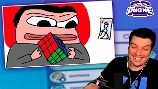 Гитман с компанией олдов играет в Gartic Phone #18