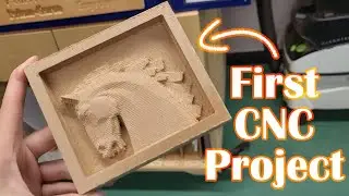 My First CNC Project: KRZ Horse Statue | Jo Makes