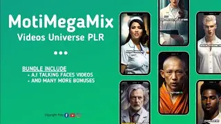 Moti Mega Mix Review A.I Talking Faces Videos PLR By Anton RV
