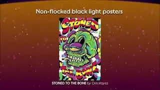 Non Flocked Blacklight Posters - Distributed by Black Ball Corp.