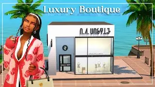 LUXURY HANDBAG BOUTIQUE 💗DEEcorate💗THE SIMS 4 CC SPEED BUILD