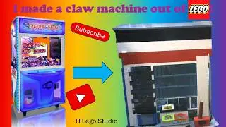 I built a working claw machine out of Lego!