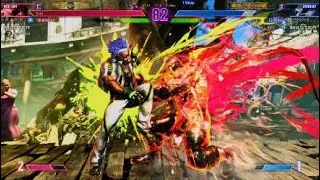 Sf6 Dee Jay vs Zangief Akuma perfect game casual match