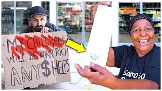 Homeless man pays strangers’ grocery bills