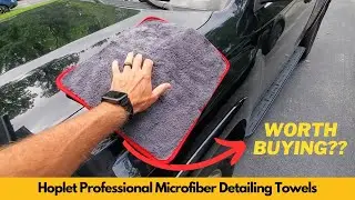 Hoplet Professional Microfiber Detailing Towels 1300GSM Ultra Thick Microfiber Towel | Worth Buying?