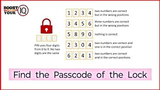 Find the Passcode of the Lock | Can you Solve Maths Puzzles | Maths Puzzles