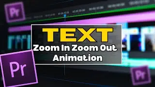 Premiere Pro Tutorial : How to do ZOOM Text Effect