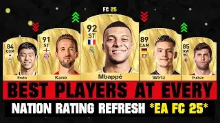 FIFA 25 | TOP 3 BEST PLAYER RATINGS at Every Nation (EA FC 25)! 😱🔥 ft. Mbappe, Kane, Pulisic…