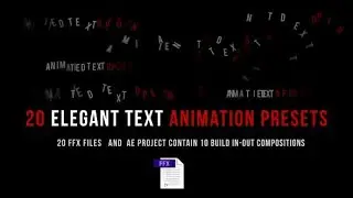 Animated Text by artproject || After Effects Template || VideoHive