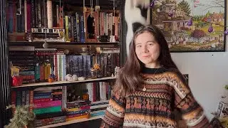 Reacomodo + tour por mi librero📚🔮🥀