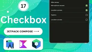 Checkbox in Jetpack Compose | Android | Kotlin | Android Studio Giraffe 
