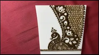 How to draw a simple bridal henna/mehndi | Beginner's guide