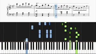 F. Schubert - 12 Grazer Waltzer, D. 924, Op. 91, No. 4 (Piano Tutorial)